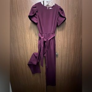 Calvin Klein Tulip Sleeve Jumpsuit